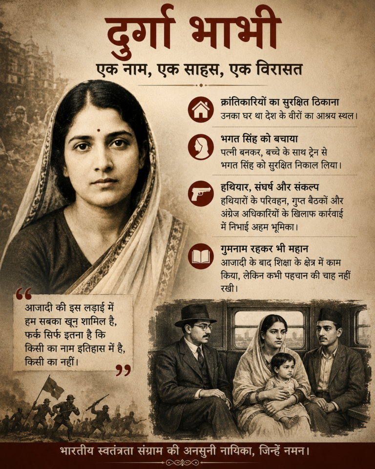 दुर्गा भाभी: वह क्रांतिकारी नायिका जिसे इतिहास ने उतना याद नहीं किया जितना करना चाहिए था
